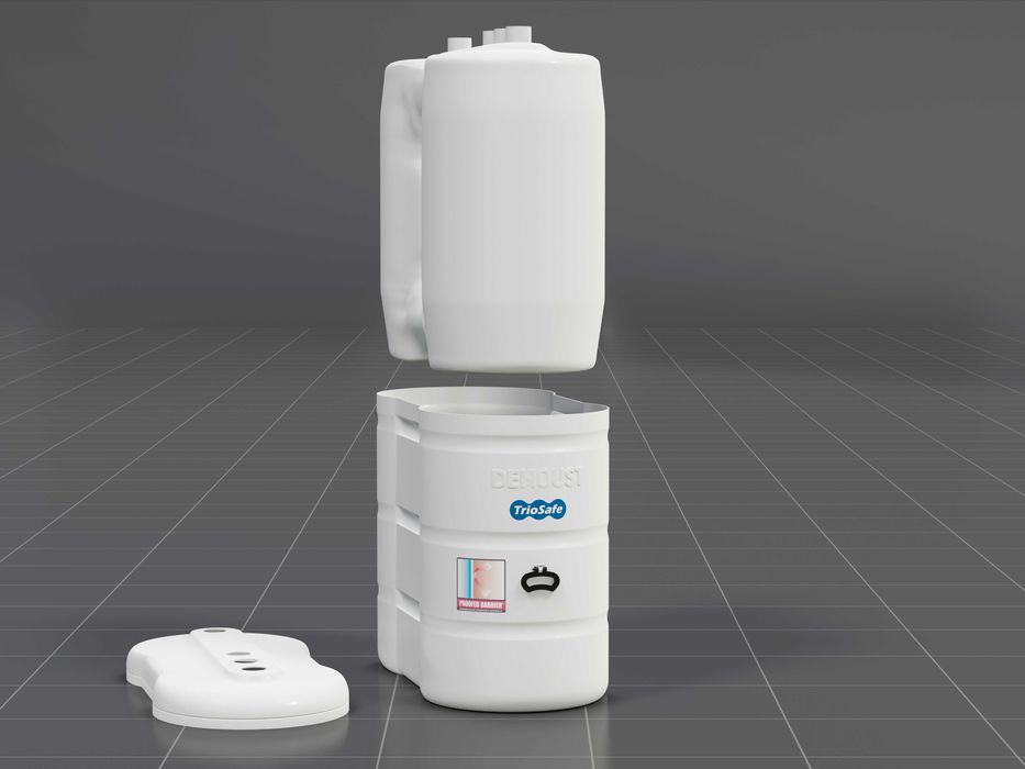 Zbiornik dwupłaszczowy 750l na paliwo ON,opałowy, fabr.nowy, atest CE