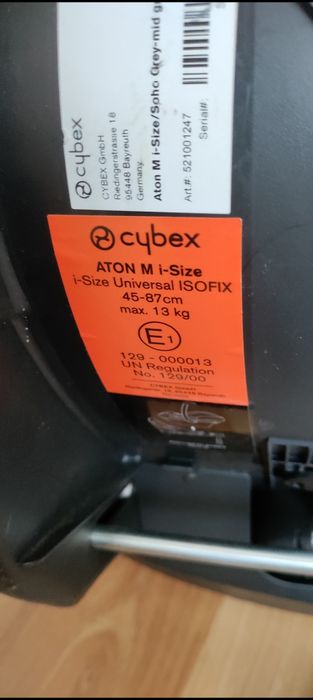 Nosidło samochodowe  cybex 0-12M