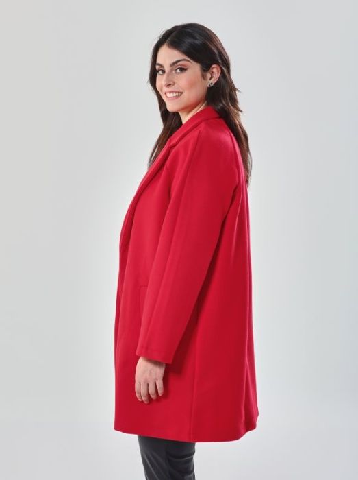 Sobretudo ombro descaído