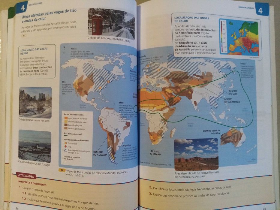 Manual de Geografia do 9 ano + Caderno de atividades disponível