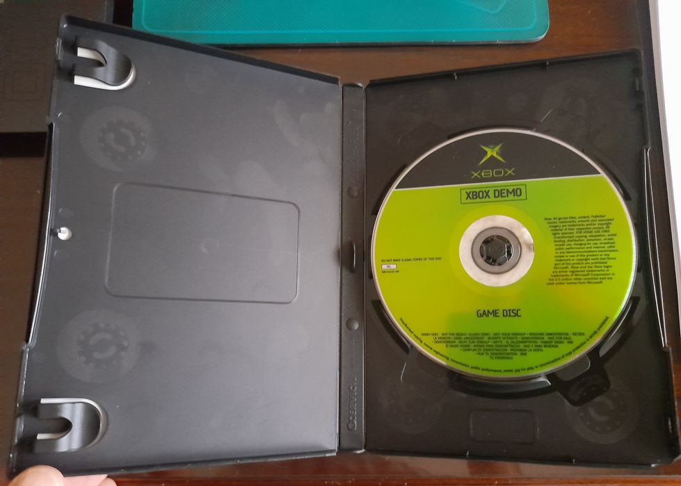 Revista oficial Xbox original DVD de demos 24