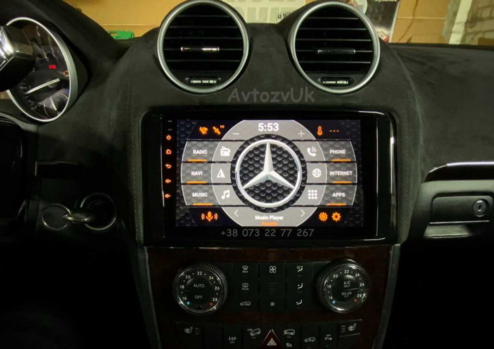 Магнитола Mercedes Benz ML GL W164 X164 GPS TV W251 CarPlay Android 16