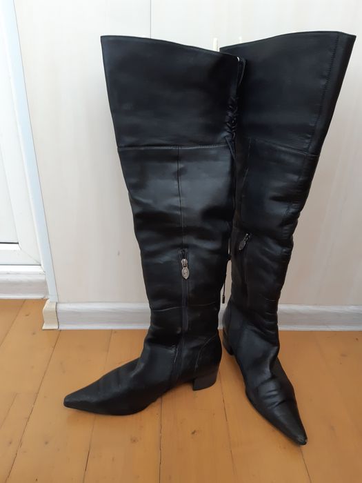 Женские ботфорты зимние