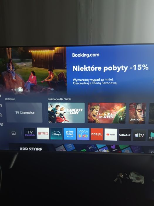 Telewizor 55 cali na gwarancji półroczny