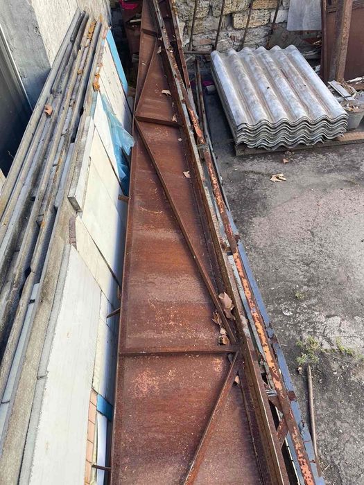 Уголок, труба, арматура, ферма металлическая б/у