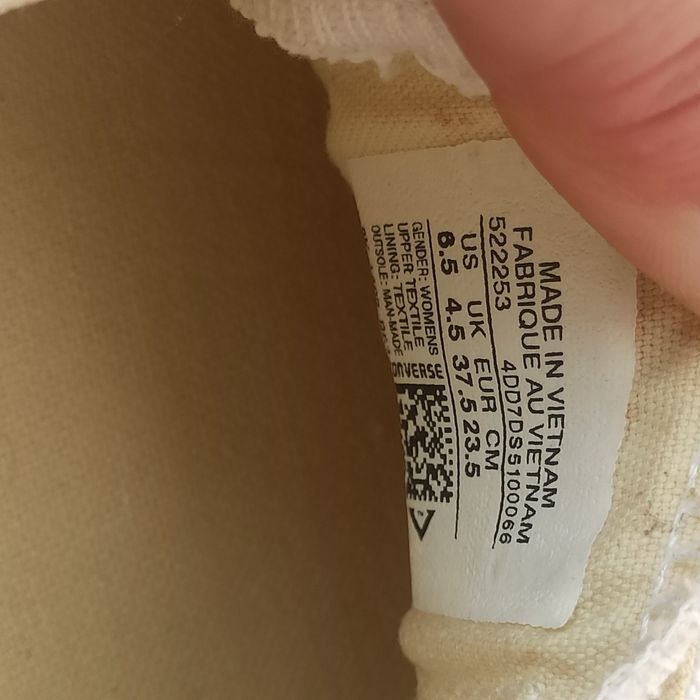 Балетки кеди Converse All Star 37,5р, устілка 23,5 см