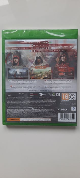 Assassin's Creed. Chronicles. Xbox one wersja PL Nowa