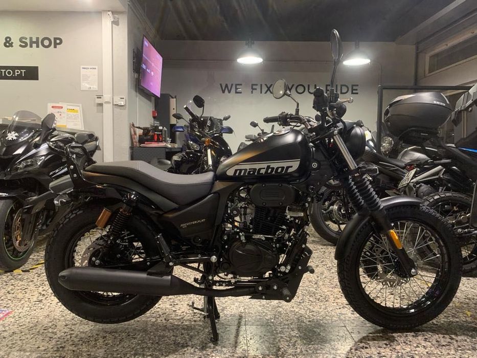 Macbor Rockster Flat 125 Nova 0 Kms 3 anos Garantia (Ofertas especiais