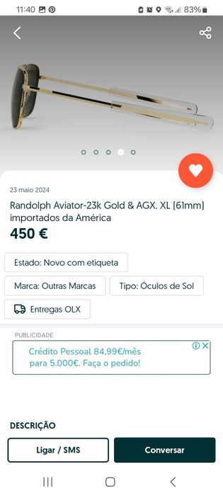 Oculos importados dos states ultilisados pelas tropas  dos usa.