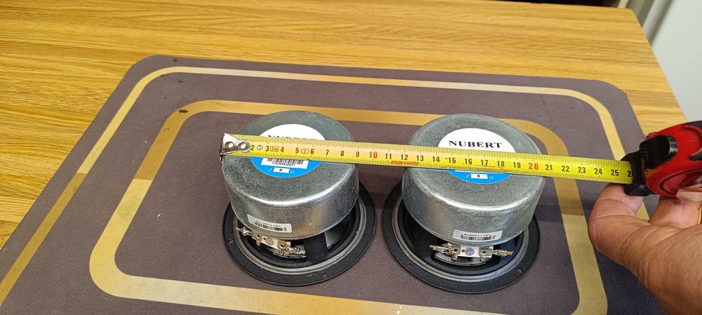 Нч динаміки NUBERT 8-ом (117 мм по корзині !! )