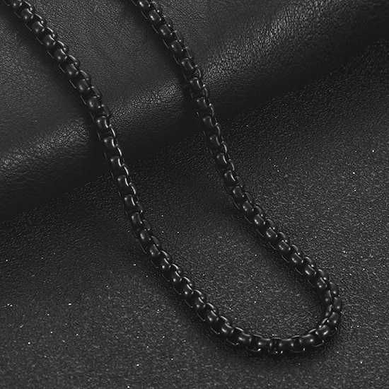 Ланцюжок на шию 3, 4, 5мм (по 60см) з медичної сталі кулон