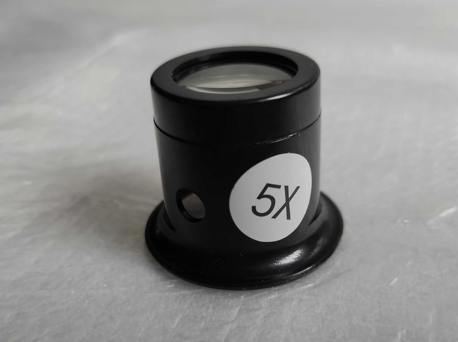 лупа увелич.набор 5x/10x/15x/20x для часовщиков/ювелиров/электронщиков