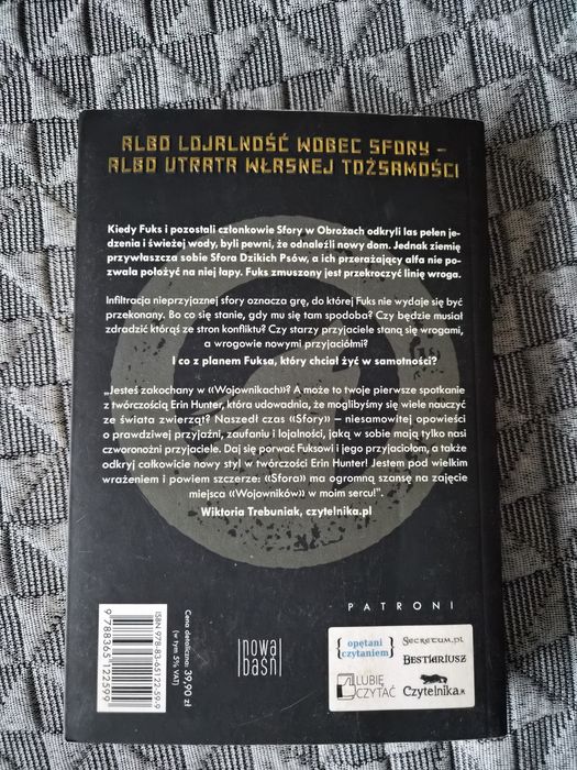 SFORA Ukryty wróg  Erin Hunter