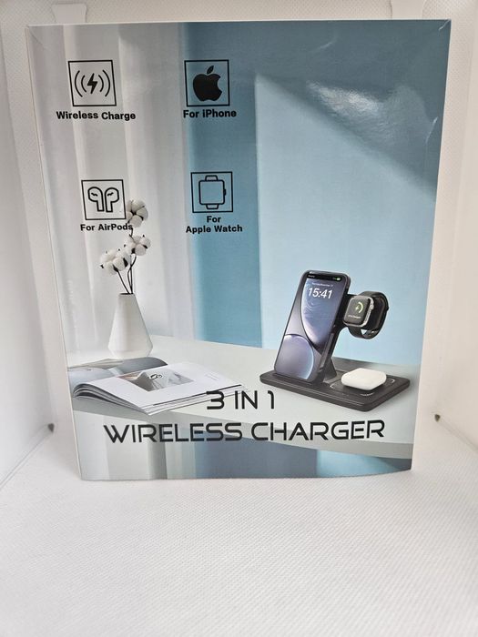 Nowa ładowarka bezprzewodowa 3w1 – iPhone / Apple Watch / AirPods