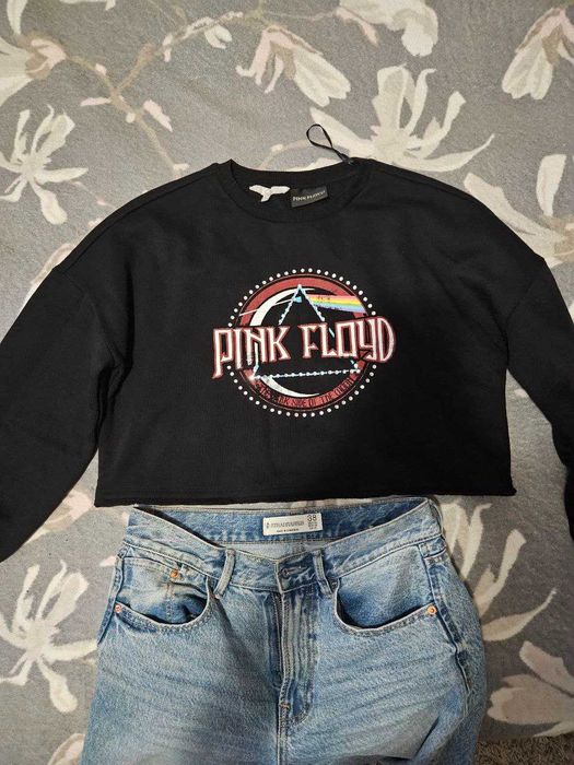 Короткий жіночий світшот Pink Floyd