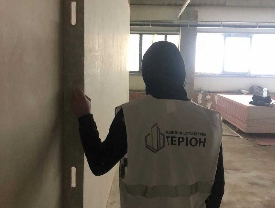 Стяжка машинна, напівсуха, за 1 день, штукатурка, заливка підлоги ...