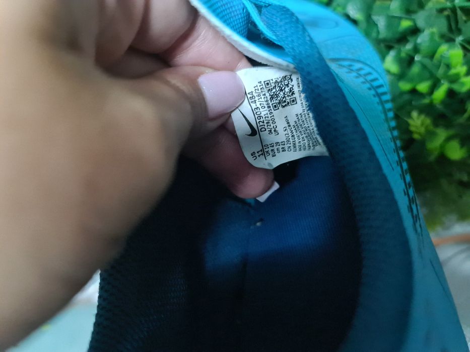 Chuteiras Nike azul bebé