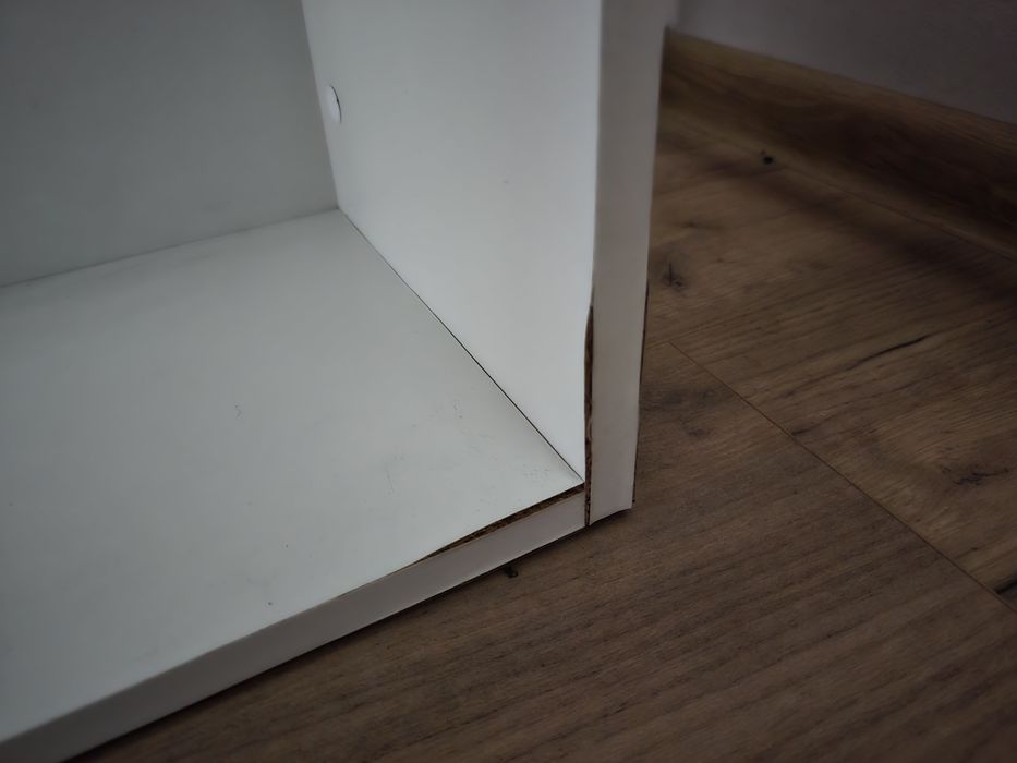 Białe biurko 120x55x76