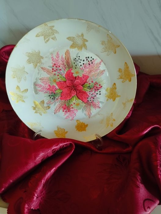 Prato decorativo de Natal