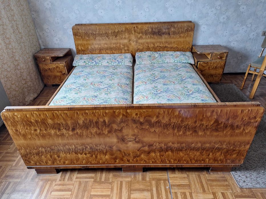 Sypialnia stara z lat 50, 60-tych