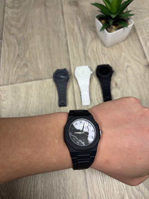 ‼️РОЗПРОДАЖ‼️ Чоловічий наручний годинник в стилі  Total Black