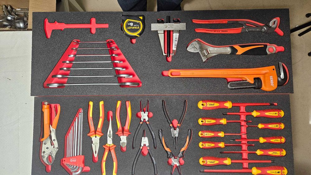 Espuma para ferramentas