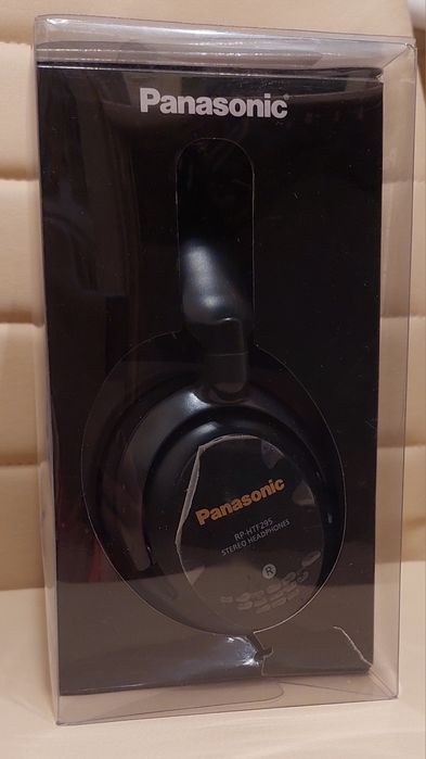 Повнорозмірні провідні навушники-гарнітура Panasonic RP-HTF295E-K 5m