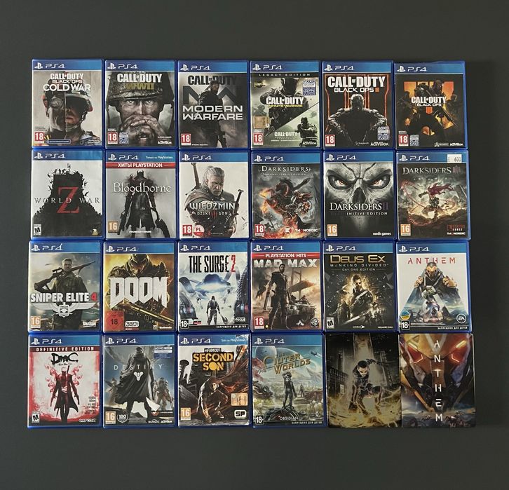 Диски для PlayStation 4 / PlayStation PS5 | Ігри PS4 PS5