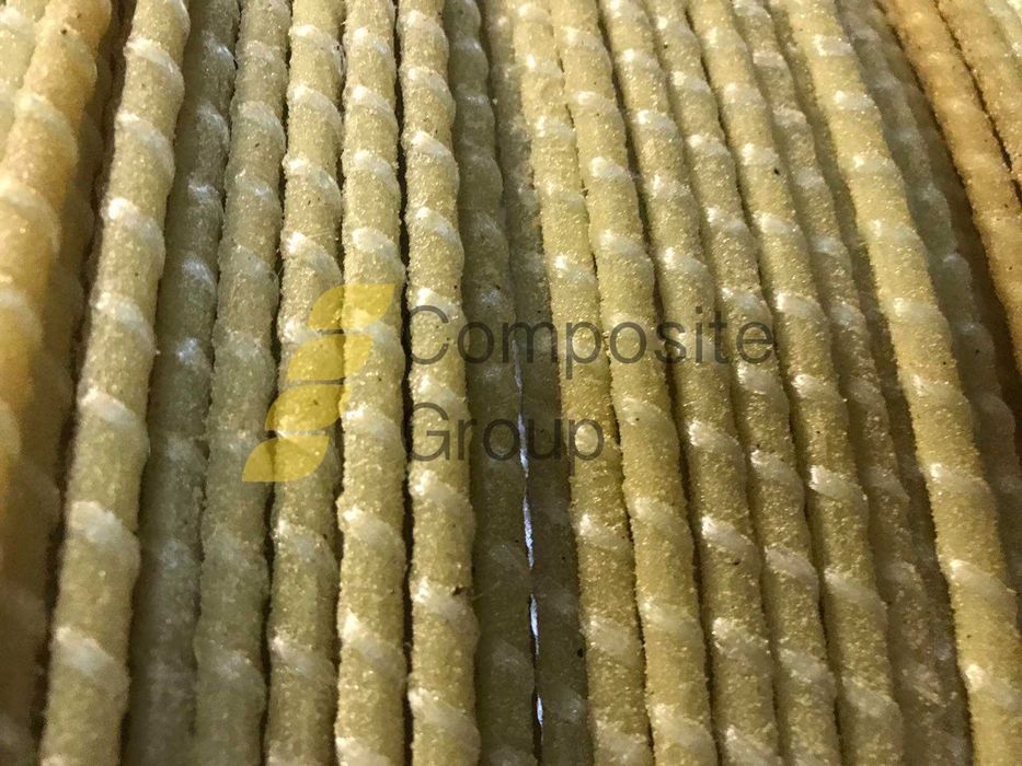 Композитна арматура 6мм зелена для теплиць, для бетону з піском Ф4-12