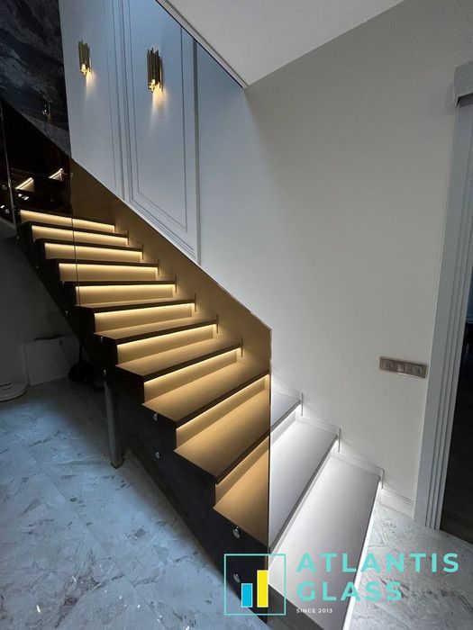 Balustrady szklane na balkon i schody | Hartowane szkło | Warszawa