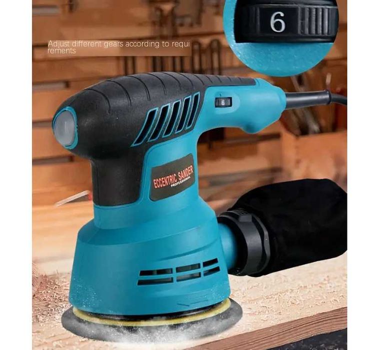 F1101 Lixadora orbital 220v com 6 velocidades metal madeira pedra etc