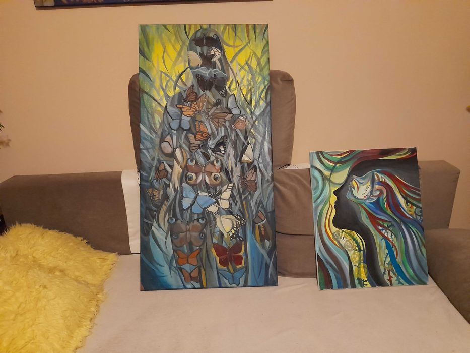 Sprzedam dyptyk obrazy