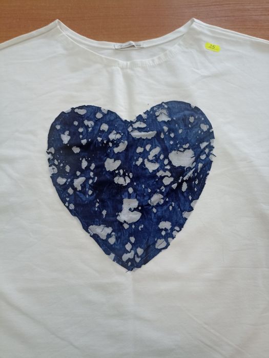 Bluzka bawełniana z aplikacją