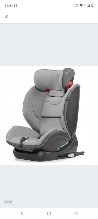 Kinderkraft Myway fotelik samochodowy ISOFIX 0-36 kg szary