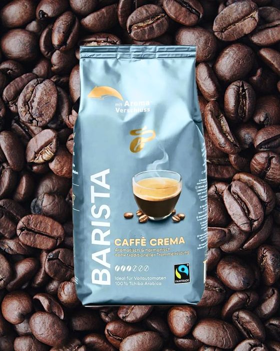 Tchibo BARISTA COFFEE CREMA  кава в зернах 1кг.
