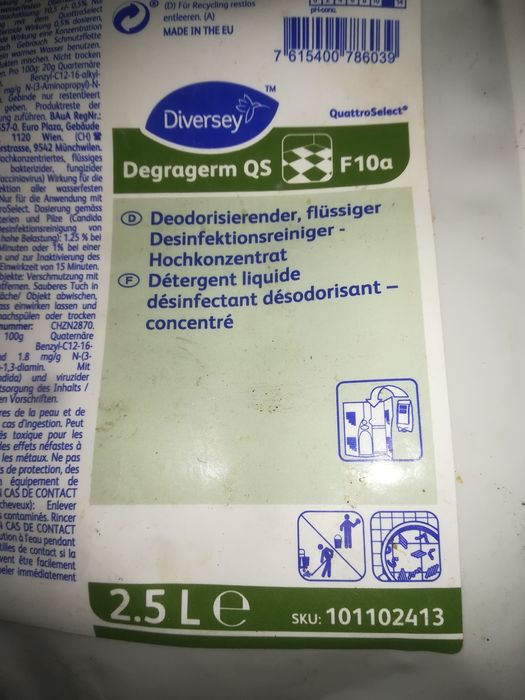 x5 DIVERSEY do czyszczenia płyn preparat koncentrat