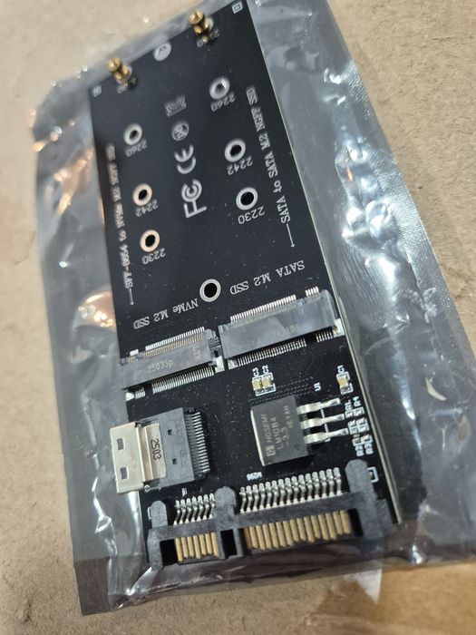 Placa adaptadora dupla para discos SSD M.2