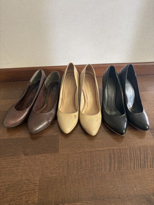 Віддам безкоштовно шкіряні туфлі 36 розмір