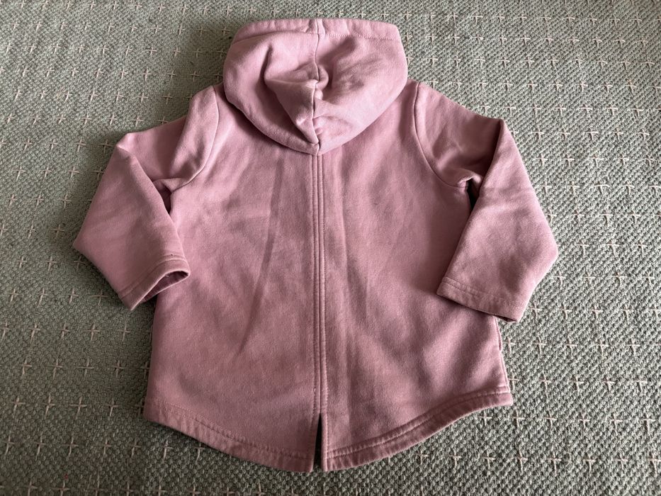 Bluza różowa 104/110 ciepła przedłużana tuszyte