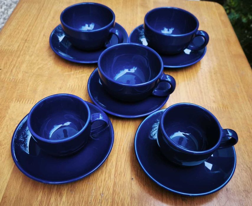 Conjunto de Chávenas Vista Alegre (3 Chá + 2 Café com Pires)