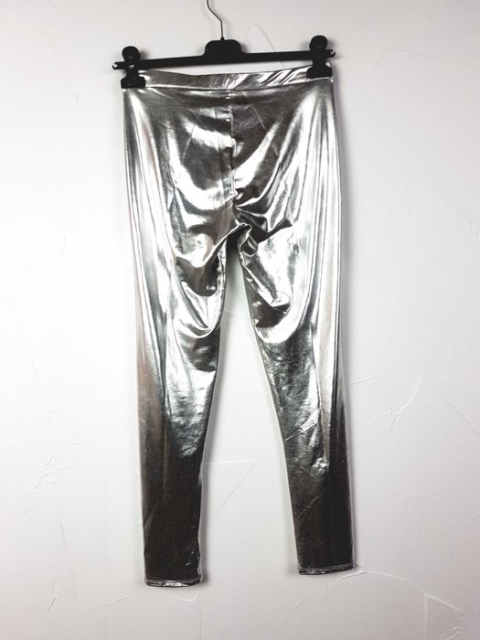 Srebrne getry przebranie kosmitka galaxy XS/S AF205