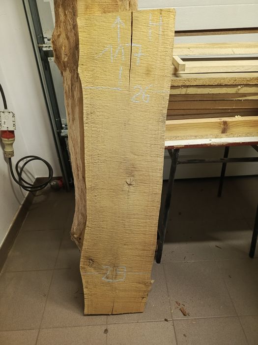 Bale dębowe na stolik