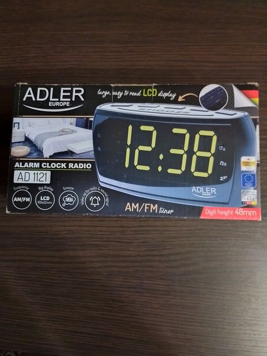 Радио/часы/будильник  ADLER -AD 1121(Германия -Польша).