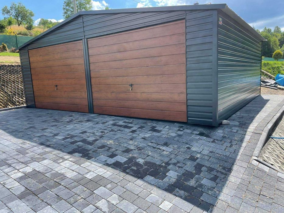 Garaż blaszany 7x6 schowek domek Producent , KONSTRUKCJA W OCYNKU. RATY