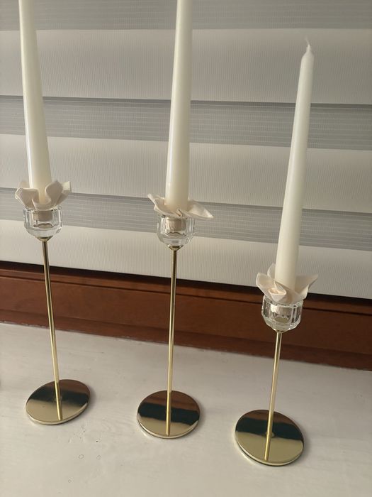 Zestaw czterech świeczników home&you