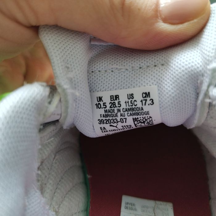Adidasy Puma 28,5 dziewczęce