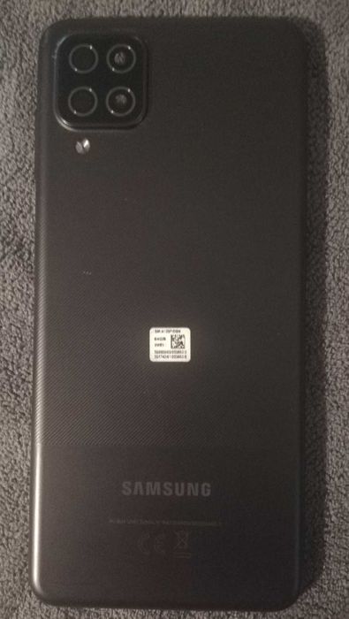 Carcaça traseira Samsung Galaxy A12 (SM‑A125F/DSN) – Preto