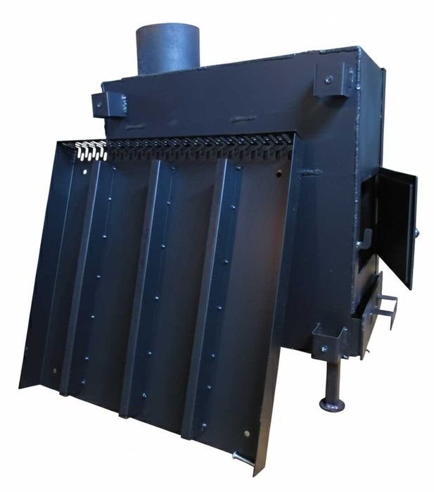 Пічка буржуйка з подвійною камерою тривалого горіння. 12