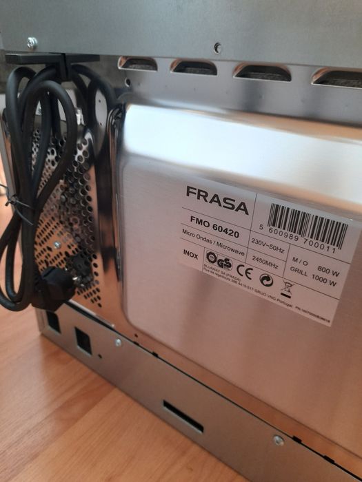 Microondas frasa encastrar com grill em inox