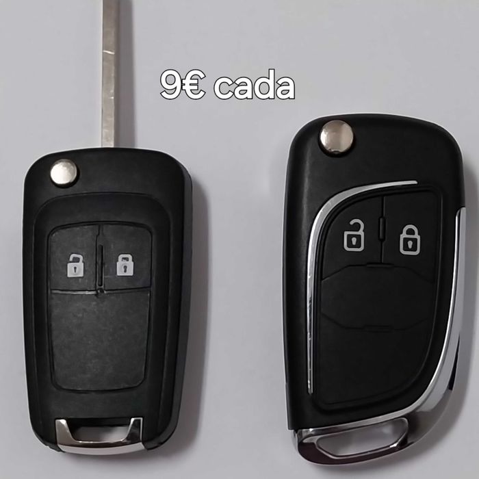 Chaves para Opel dois botões,mais algumas peças Astra j